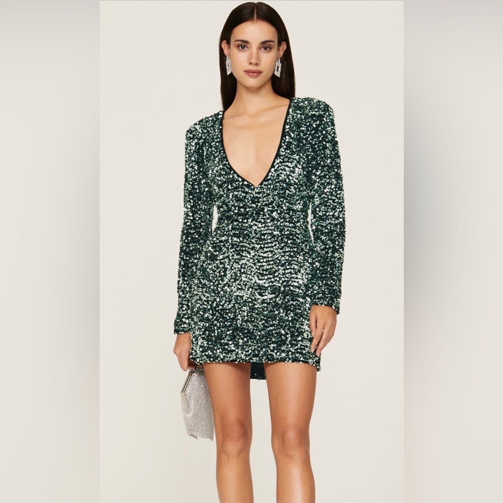 Bardot Lilia Sequin Mini Dress